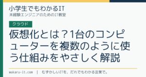 仮想化とは？1台のコンピューターを複数のように使う仕組みをやさしく解説のサムネイル