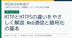 HTTPとHTTPSの違いをやさしく解説｜Web通信と暗号化の基本のサムネイル