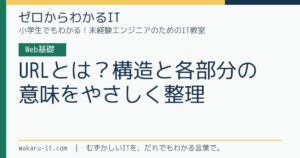 URLとは？構造と各部分の意味をやさしく整理のサムネイル